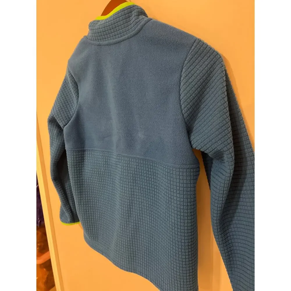 Land's End, Blue Fleece Zip-up, Kids size 10-12, 1518M